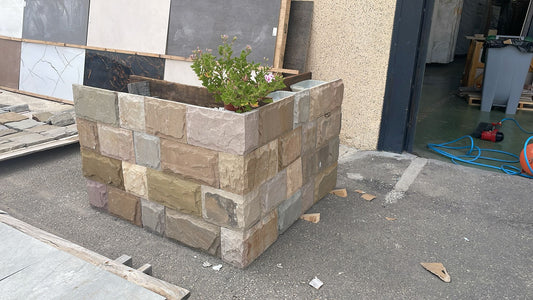 Piedra escalfada Cuarcita Multicolor - Desde xx €/ m2 + IVA