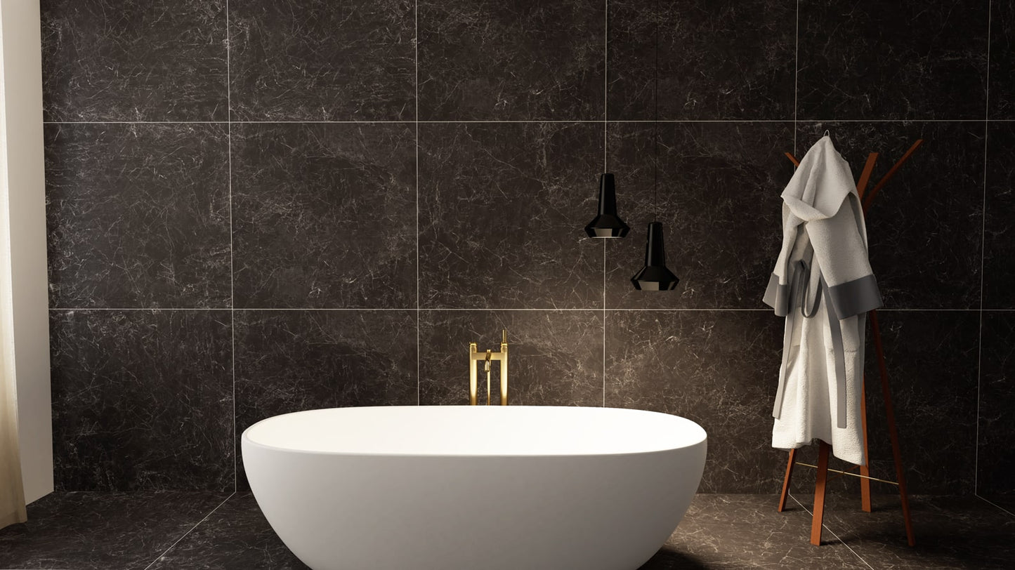 Porcelánico Fossil Nero – Desde 28,68 €/m² + IVA