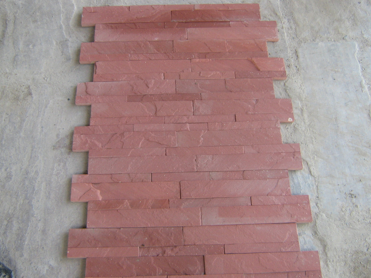 Panel de Piedra Premontada Arenisca Roja - Desde 25,03 €/m2 + IVA